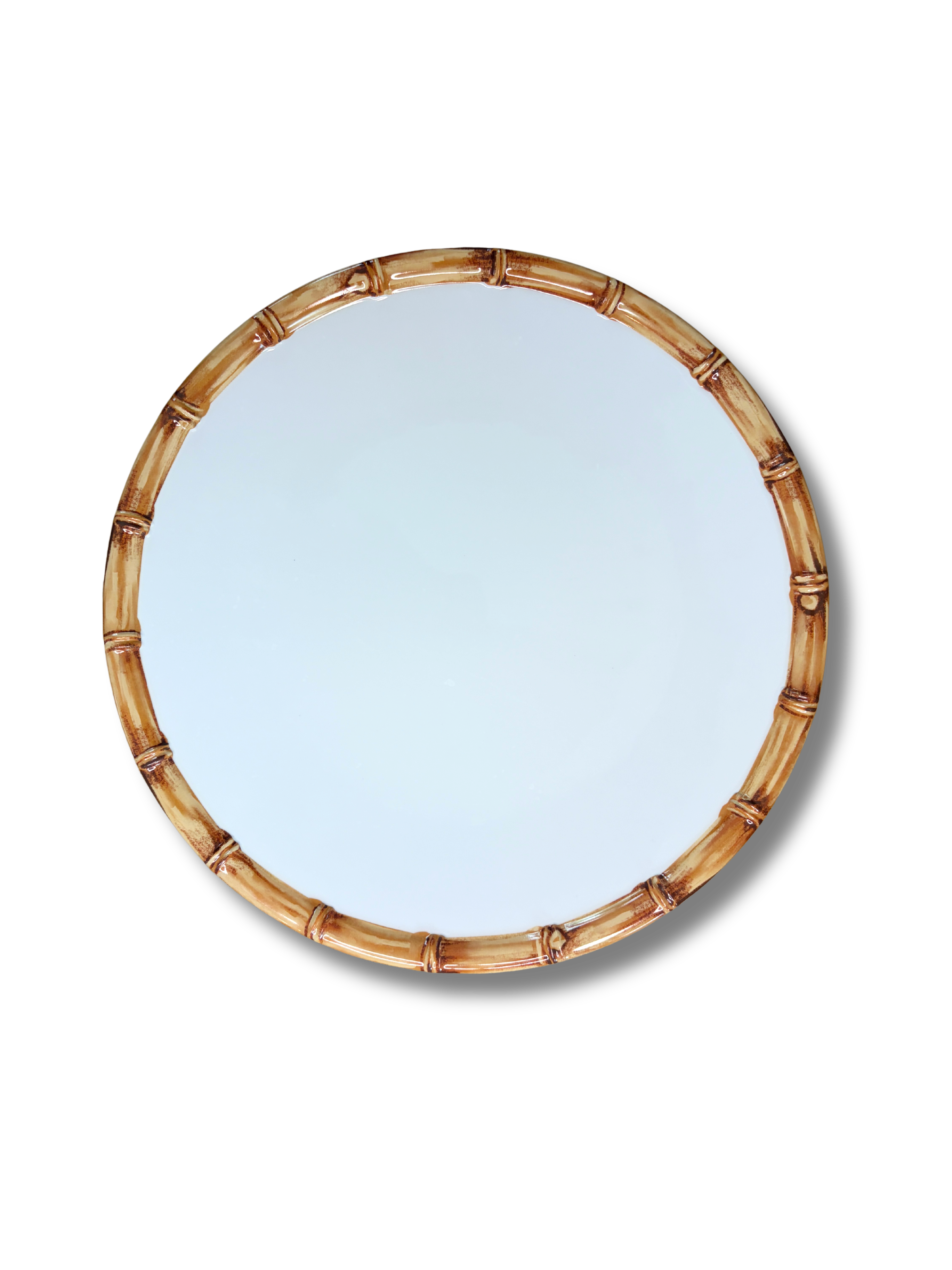 Melamine Bamboo Dinner Plate