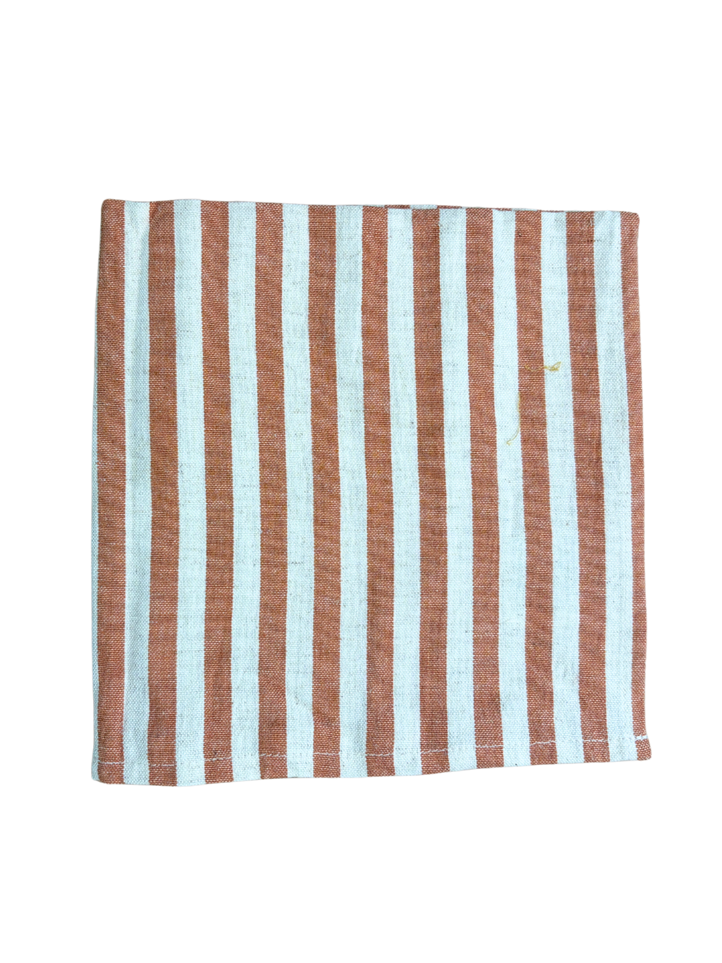 Orange and White Striped Napkins