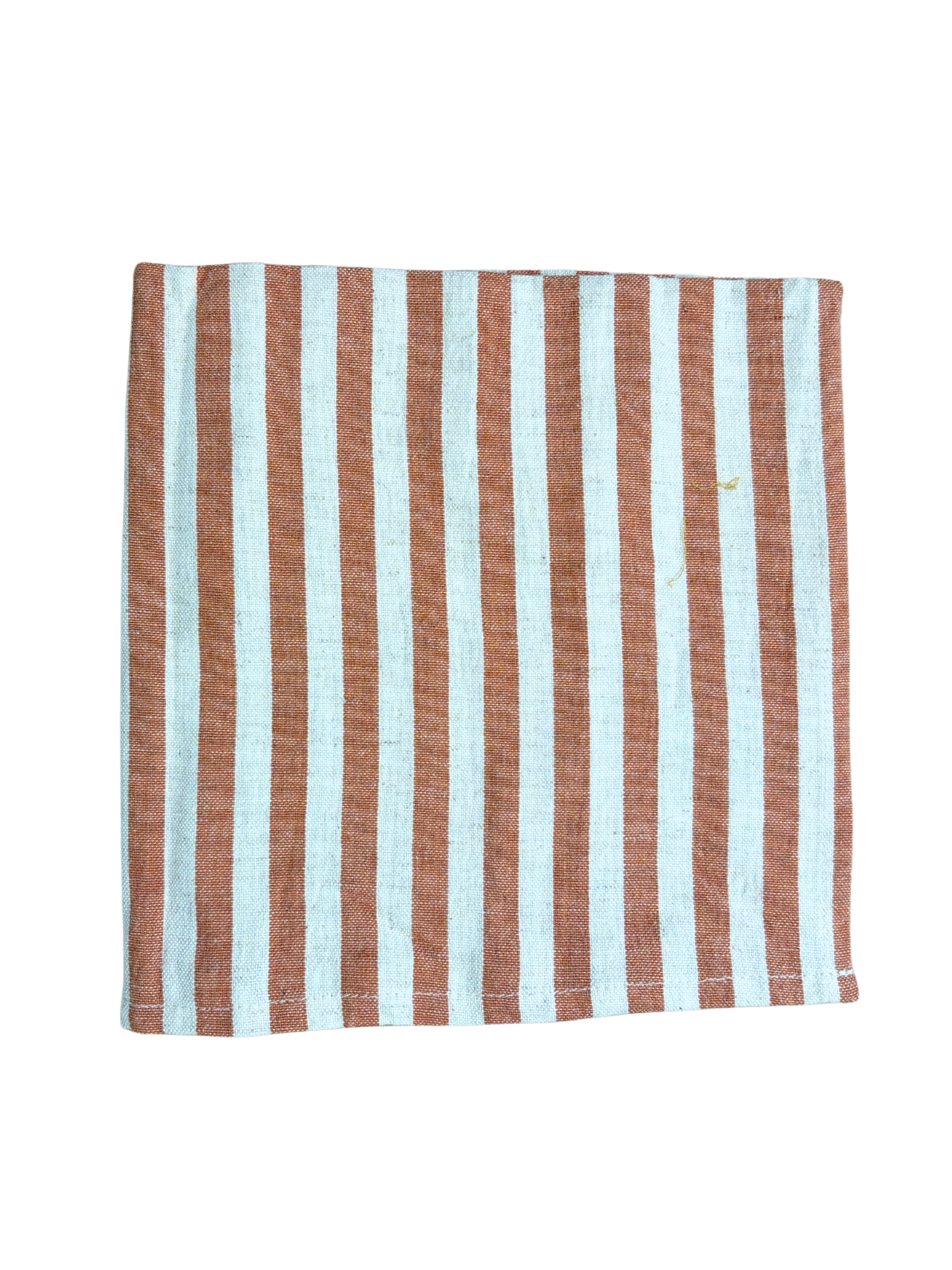 Orange and White Striped Napkins