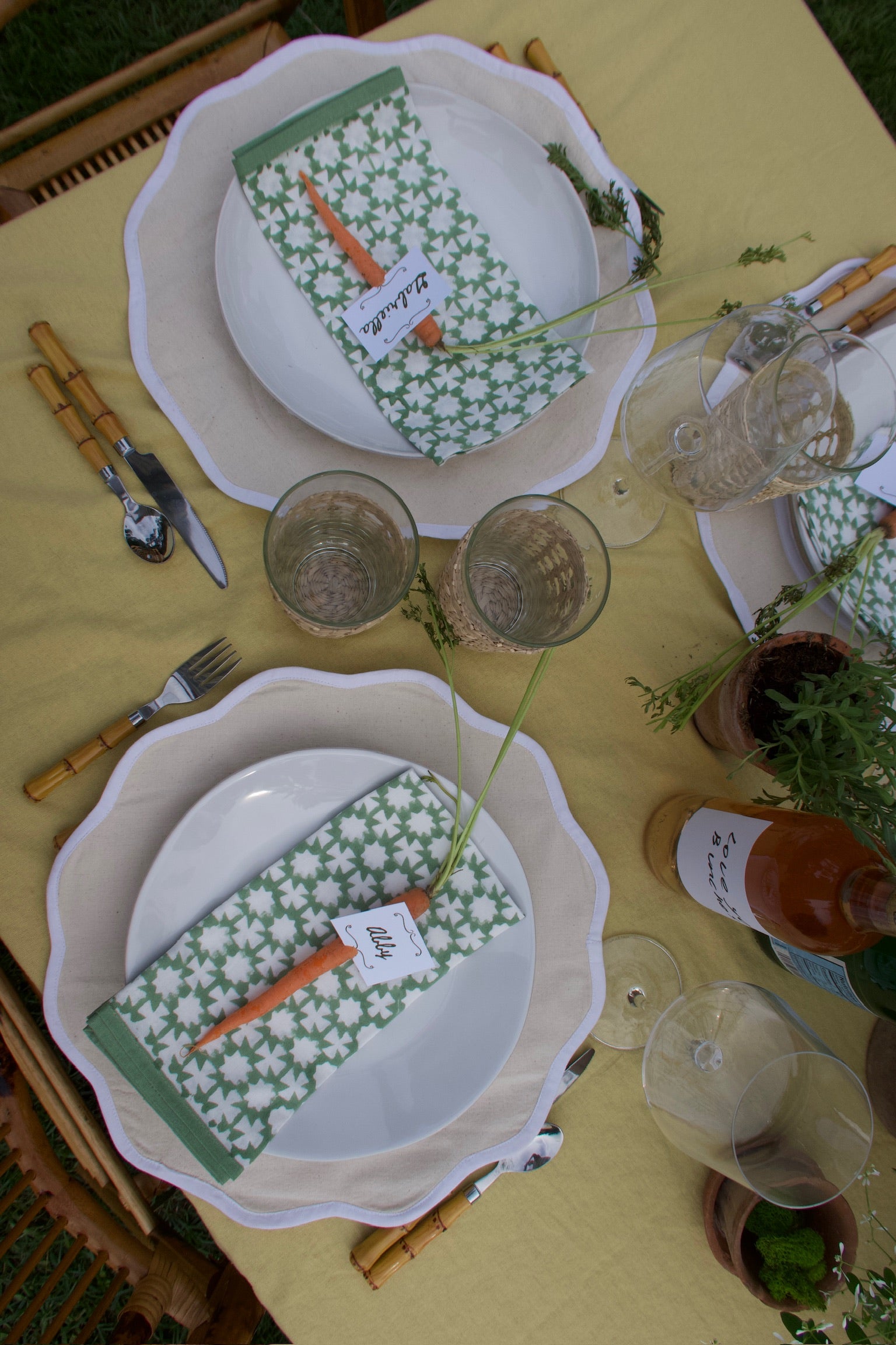 Yellow Tablecloth