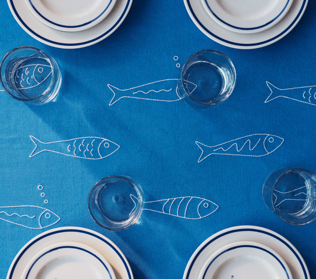 Coastal Fish Tablecloth
